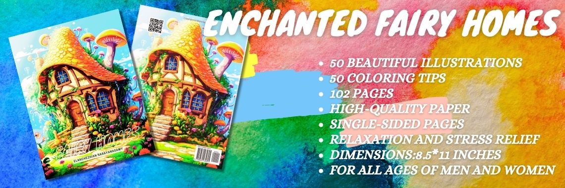 Enchanted Fairy Homes: Coloring Book for Adults and Teens