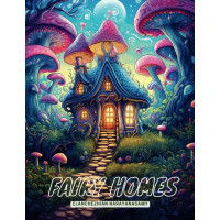 Enchanting Fairy Homes: An Adult Coloring Book for Men and Women for Relaxation and Mindfulness: Explore 50 Majestic Fairy Dwellings in Intricate Detail